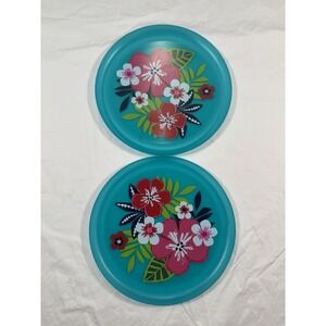 Bright floral serving tray, lightweight, durable, great condition